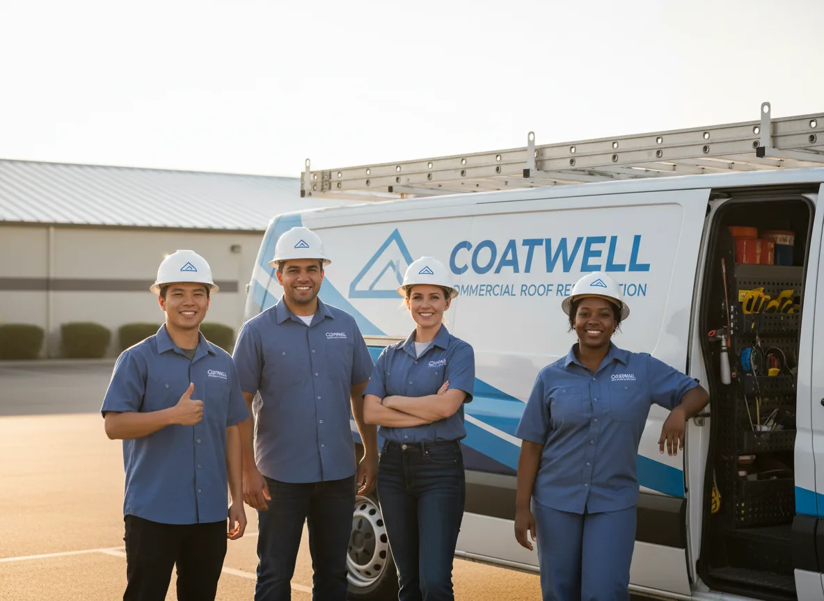 Commercial roof coating company in Burrton, KS